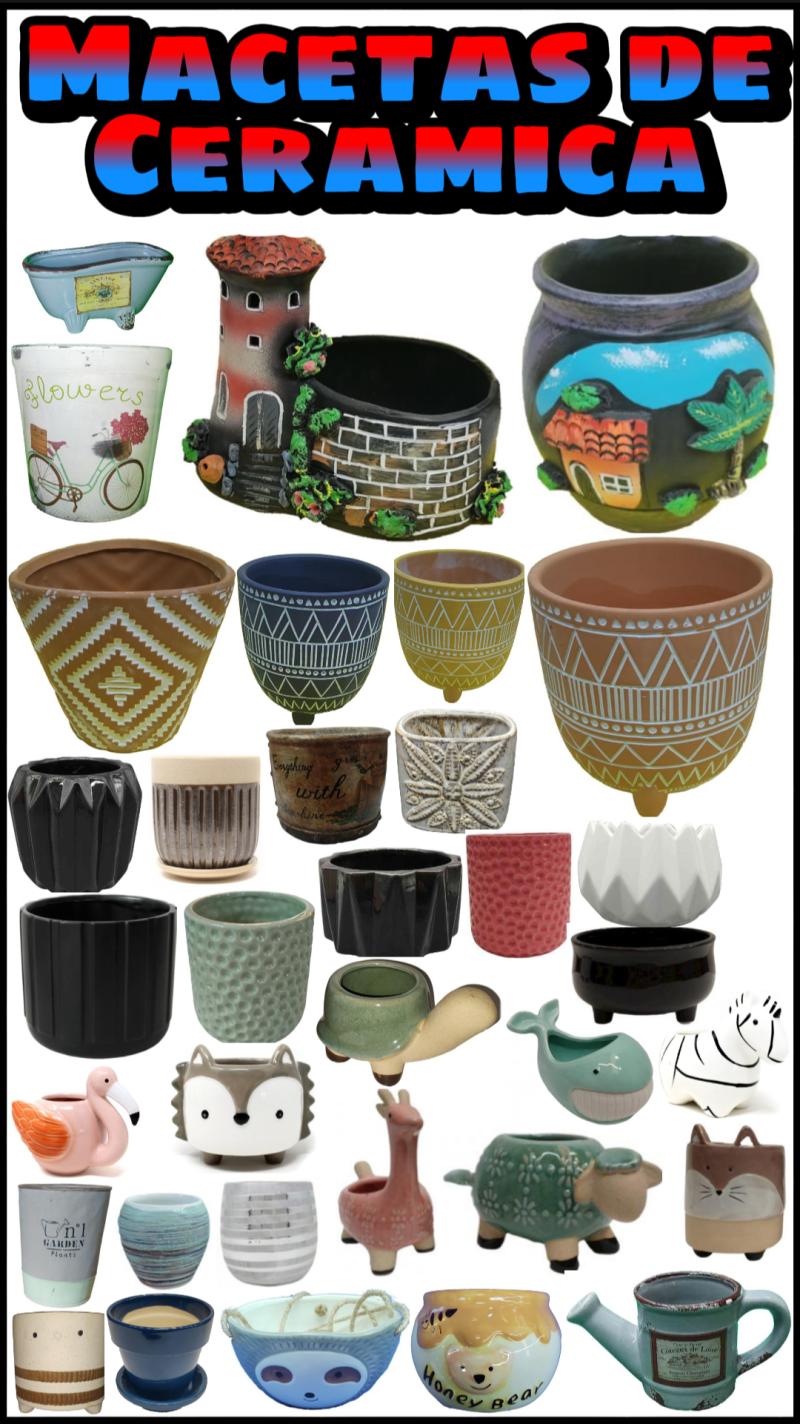 MACETAS DE CERAMICA