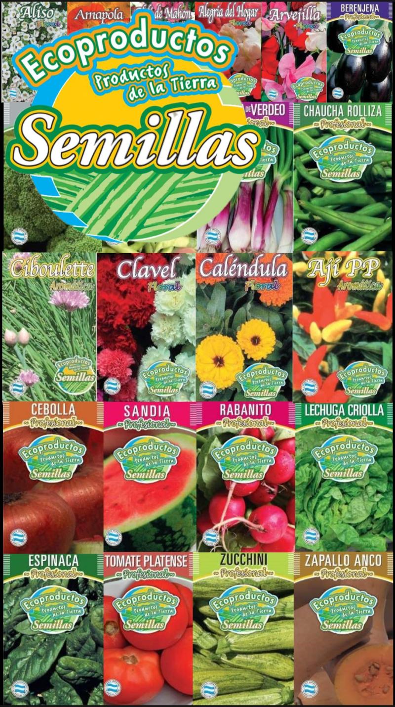 ECO SEMILLAS HORTALIZAS Y FLORALES