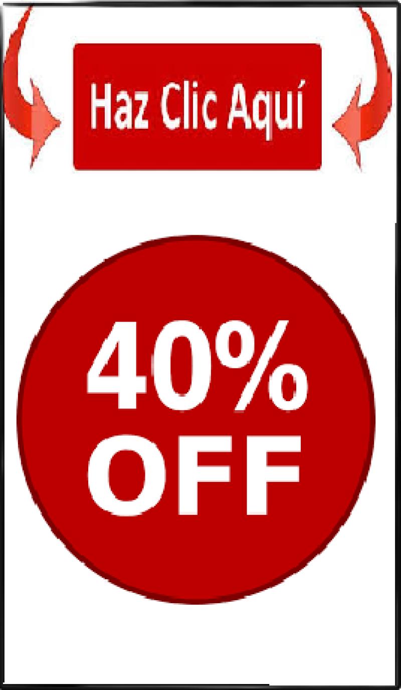 40%  DESCUENTO